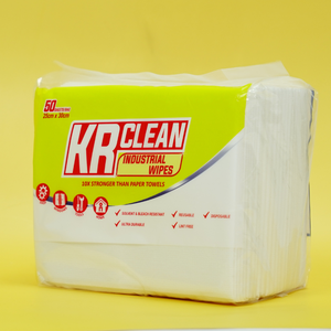 Krclean-Toallitas industriales de 25x30cm, 70 hojas por paquete, paños de limpieza de aceite y grasa para equipos de sala limpia - Product Image 2