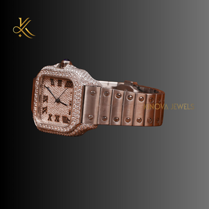 อัลตร้าพรีเมี่ยม Moissanite นาฬิกาสำหรับผู้หญิงที่มีประกายหินความแม่นยำวิศวกรรมและหรูหราเสร็จสิ้น - Product Image 2