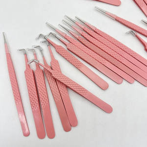 แหนบดึงขนตาสแตนเลส ดีไซน์จับถนัดมือ ป้องกันไฟฟ้าสถิต ทนทาน ออกแบบตามหลักสรีรศาสตร์ พร้อมปลายแบบมีพื้นผิว - Product Image 4