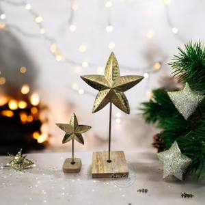 Centro de mesa de madera de árbol de la mejor calidad Decoración navideña Premium del principal exportador para decoración festiva del hogar - Product Image 3