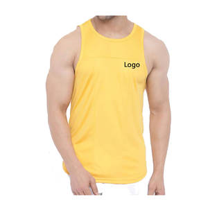 Débardeur grande taille respirant pour hommes, gilet sans manches de gymnastique et de fitness d'été, avec logo, quantité en vrac en gros OEM - Product Image 5