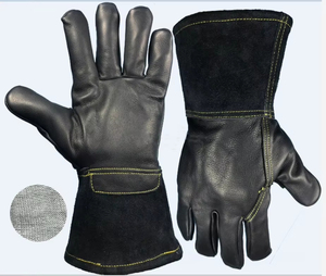 Gants de soudage TIG souples confortables pour un usage quotidien Gants TIG en cuir avec texture lisse et coutures solides Gant résistant à la chaleur - Product Image 2