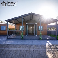 Maisons conteneurs extensibles en bois écologiques, préfabriquées, modernes, modulaires, maisons mobiles, cabanes avec balcon
