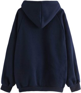 Sweat-shirt à capuche personnalisé de haute qualité 100% en molleton de coton uni surdimensionné impression numérique Logo écologique hommes unisexe hiver - Product Image 5
