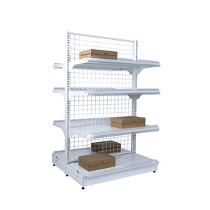 Proveedor directo Estantería de alambre de doble cara 2110*900*450mm Estantes de supermercado traseros de malla Exhibición de tienda Estantes de góndola al por menor - Product Image 2