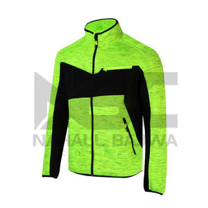 Men's Cotton & Polyester Fleece Workwear Jacket with Customized Logo <b>Outdoor</b> <b>Safety</b> Design Custom Color 2023 - Product Image 3
