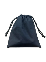 Sac à poussière en toile de coton et lin noir écologique avec logo personnalisé, motif à lettres et cordon de serrage – Solution de shopping élégante CENTIC CT-CTB014