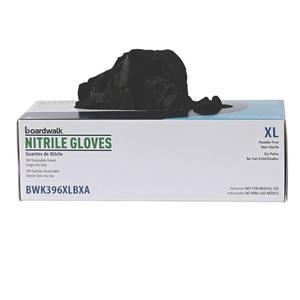 Guantes de Nitrilo Negros Extra Grandes Boardwalk 1000/Carton, 4.4 Mil, Sin Polvo, Desechables, de Seguridad, para Uso General - Product Image 3
