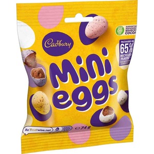 Cadbury Mini Eggs Bags - 74g (<b>Box</b> of 24) - Product Image 2