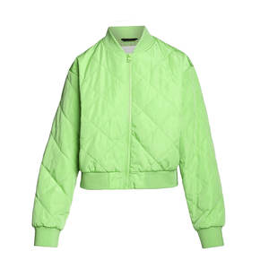 Blouson Bomber en Nylon Personnalisé pour Femme, Respirant, Brodé, Style Streetwear Décontracté - Product Image 3