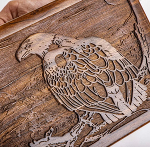 Urne en palissandre faite à la main pour les cendres humaines Urne en bois personnalisée pour adultes Urne pour animaux de compagnie pour chiens chats fabriquée à la main par AYAANS - Product Image 4