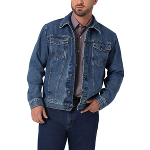 Men's 100% Cotton Canvas Denim <b>Jackets</b>-Winter Windproof Structured Fit with Front Logo for Free Movement & Comfort - Product Image 5