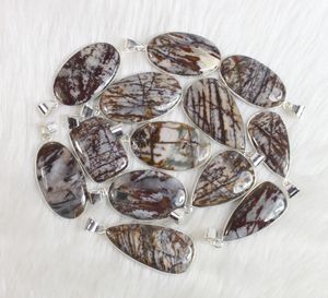 จี้อัญมณีธรรมชาติรูปมะพร้าวประดับด้วยกรอบชุดเครื่องประดับแฟชั่นสำหรับขายส่งและขายปลีก - Product Image 1