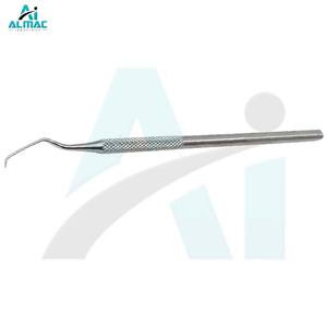 Sonde dentaire en acier inoxydable ALMAC détectant les cavités et examinant les surfaces des dents Ensemble d'instruments chirurgicaux dentaires de précision - Product Image 6