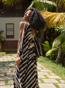 2025 Wholesale High Street <b>Gothic</b> Style Women's Plus Size Floor-Length 100% Cotton Beach Kaftan Translucent Swimwear Cover-Up - Product Image 5