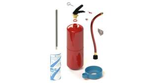 Extintor de Incendios Portátil de 6L con Espuma AFFF – Protección Contra Incendios Clase A, B y F para Incendios de Aceite y Grasa - Product Image 3