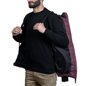 Veste à bulles bonne qualité imprimée nouveau design pour hommes Services OEM Dernier modèle Veste à bulles à manches longues pour hommes - Product Image 3