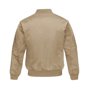 แจ็คเก็ตนักบิน MA1 สำหรับผู้ชาย แบบ OEM สกรีนโลโก้ได้ ปรับแต่งได้ มีไซส์ใหญ่ ระบายอากาศได้ดี - Product Image 2