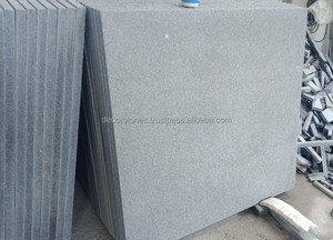 Carreaux de sol modernes et durables en granit indien poli flamme gris pour revêtement extérieur naturel – Promotion - Product Image 2