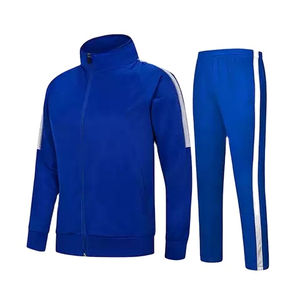 2025 Top vente personnalisé automne hiver haute qualité Polyester veste à glissière et pantalon ensemble Logo personnalisé Jogging costume pour hommes - Product Image 3
