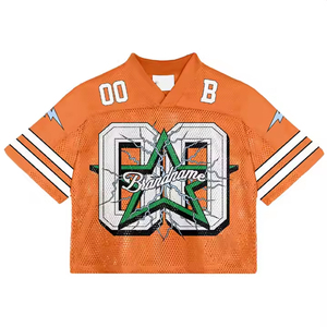 Camiseta de fútbol de malla recortada para hombre, ropa de fútbol de poliéster transpirable de primera calidad con impresión por sublimación personalizada - Product Image 3