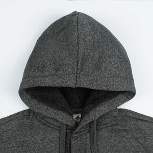 Sweat à capuche surdimensionné en coton épais unisexe avec fermeture éclair et cordon de serrage Logo personnalisé grande taille Sweat à capuche imprimé d'hiver pour hommes - Product Image 2