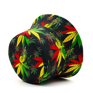 Sombrero Panamá para Exteriores, Protección Solar, para Hombre y Mujer, Doble Cara, Estilo Pescador, con Estampado de Hojas Coloridas, Modelo 2026 - Product Image 4