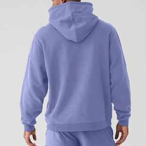 Sweat-shirt personnalisé sweats à capuche vierges StreetWear pulls à capuche pour hommes manches longues cordon col à capuche uni, sweats à capuche - Product Image 2