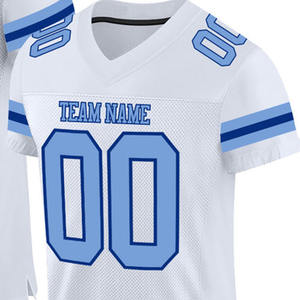 Camiseta de Fútbol Americano Personalizada al por Mayor para Hombre, Uniforme de Fútbol Personalizado con Logotipo y Nombre del Equipo - Product Image 6