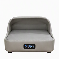 Lit intelligent pour animaux de compagnie avec contrôle de la température, chauffage et refroidissement, canapé-lit pour chats et chiens avec contrôle par application, lit pour chat, lit pour chien en cuir
