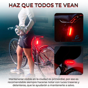 Red LED <b>Bicycle</b> Rear <b>Light</b> Splash Colors Night Riding Feature Plastic Material Battery Powered Taillight for Front Rear Position - Product Image 5