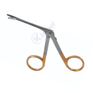 Fórceps de cocodrilo para mordedor lateral, mordaza de 10mm, TC, grado quirúrgico dentado, acero inoxidable, juego de instrumentos Manual personalizado - Product Image 1