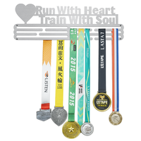 Athlètes de triathlon Courir Award Logo personnalisé Ruban en métal Cintre Médaille Présentoir