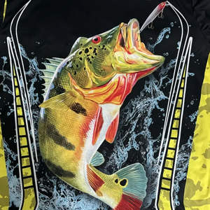 Camisas de pesca al aire libre Caza 2025 Las mejores camisas Pesca personalizada 100% Poliéster Sublimación Camisas de pesca de manga larga Diseño OEM - Product Image 3