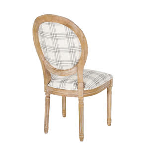 Silla de Comedor de Madera Maciza de Diseño Nórdico Moderno, Tapizada en Tela, Muebles de Madera para Comedor de Restaurante - Product Image 6