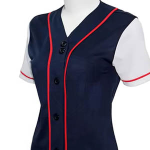 Uniforme de softball sur mesure de haute qualité, uniforme de softball à boutons, uniforme de softball uni - Product Image 6