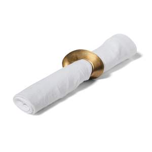 Anneau de serviette en métal contemporain, design géométrique, décoration de table de mariage de luxe, support élégant et moderne, élégant, audacieux, durable - Product Image 3