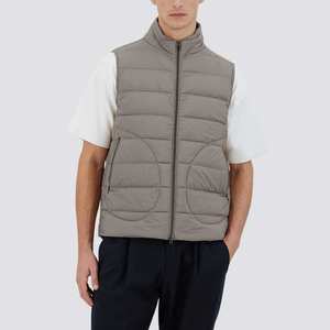 Matelassé Bodywarmer Gilet Veste Sans Manches Rembourré En Plein Air Gilets Chaud Hiver Léger Mode Casual Isolé Vêtements De Travail Gilet - Product Image 4