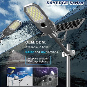 Lampe solaire de rue homologuée CE 400w 500W 600W Tout-en-un Lampe solaire de rue robuste Étanche Lampe de route extérieure sur poteau - Product Image 5