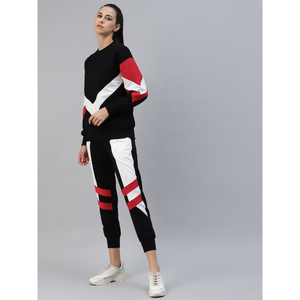 Derniers modèles de survêtements imprimés Combinaisons élégantes Survêtement de jogging Tenue à manches longues bouffantes Hoodies Sport Streetwear Ensemble 2 pièces - Product Image 6
