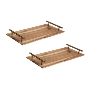 Bandeja de Servicio de Cocina de Bambú con Acabado Natural - Tamaños Personalizados, Calidad de Exportación, Nuevo Diseño, Fabricante y Proveedor - Product Image 4