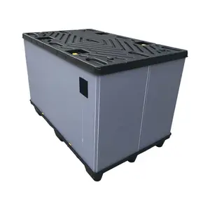 Venda Por Atacado Fábrica de Alta Qualidade Heavy Duty PP Honeycomb Pallet Sleeve Container KTP Box