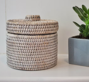 Sisu Handicraft Natural Custom Handmade Natural Rattan Eco-Friendly Food <b>Storage</b> <b>Basket</b> <b>Large</b> Circle OEM Living Room Blanket - Product Image 6