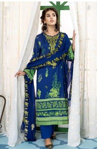 Vestido con cuello bordado, talla personalizada, nuevo, elegante, indio, paquistaní, listo para usar - Product Image 6