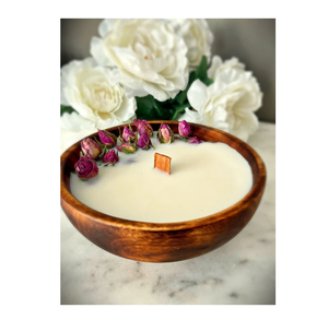 Tazón de madera para velas de la mejor calidad, tazón de masa de forma redonda con logotipo de tamaño personalizado para artículo de decoración de Diwali de Navidad - Product Image 2