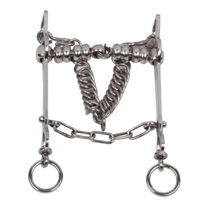 Embouchures pour chevaux en acier inoxydable durable, réutilisables, confortables, ergonomiques, design lisse, légères pour l'entraînement et l'équitation - Product Image 4