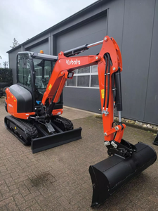 Miniexcavadora Kubota KX027-4, Excavadora Compacta con Orugas y Cucharón para Agricultura, Construcción y Jardinería - Product Image 4