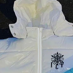 Abrigos de burbujas brillantes de plumas de ganso a la moda, chaqueta acolchada para hombre con capucha, chaquetas de burbujas con logotipo personalizado en Tarifa mayorista - Product Image 6