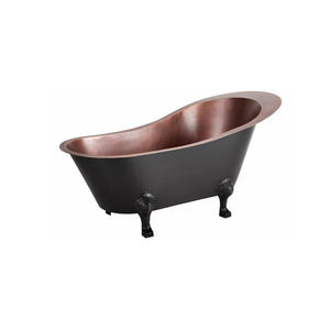Baignoire en cuivre de style moderne de qualité exceptionnelle avec une nuance mate de bronze Baignoire en cuivre élégante à des prix abordables - Product Image 3