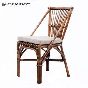 rustic style antique dining <b>chairs</b> made from woven <b>rattan</b> dining room furniture - Product Image 1